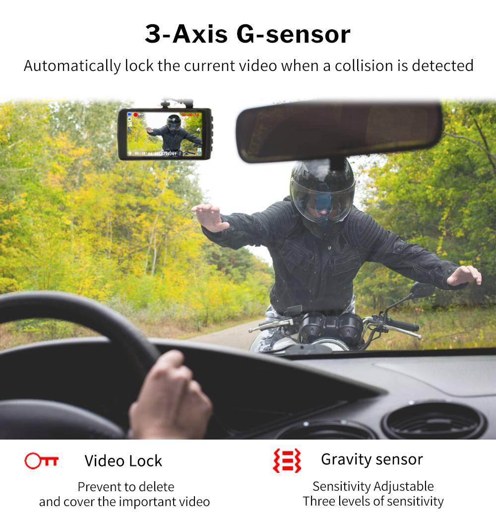 Dash Cams for Trucks - HD 4K GPS Dual Record Auto View Dash Cams for Trucks - HD 4K GPS Dual Record Auto View