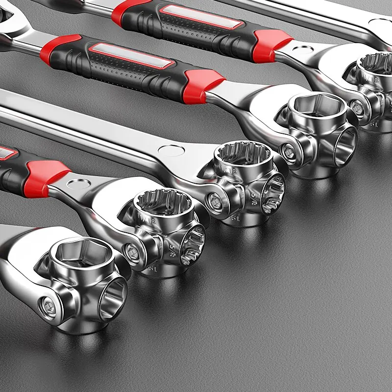 Universal Socket Wrench – Adjustable Ratchet Tool for Cars Universal Socket Wrench – Adjustable Ratchet Tool for Cars