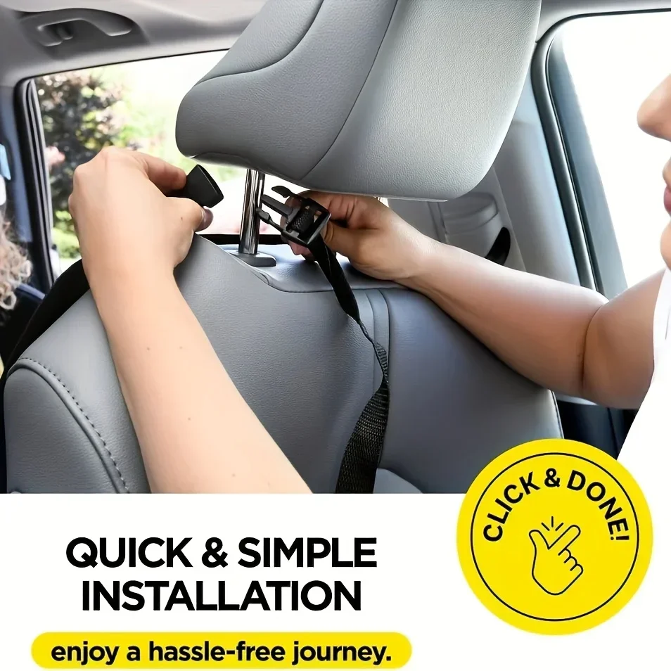 Car Back Seat Cover and Waterproof Kick Mats with 3 Pockets Car Back Seat Cover and Waterproof Kick Mats with 3 Pockets