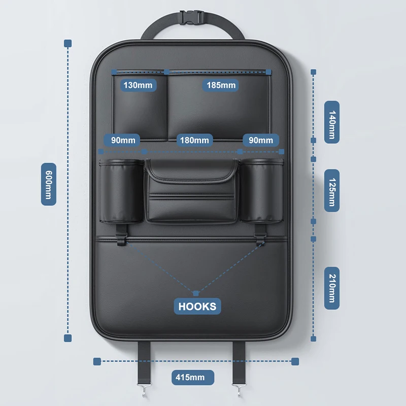 Back Seat Organizer | Storage + Protection + Universal Back Seat Organizer | Storage + Protection + Universal