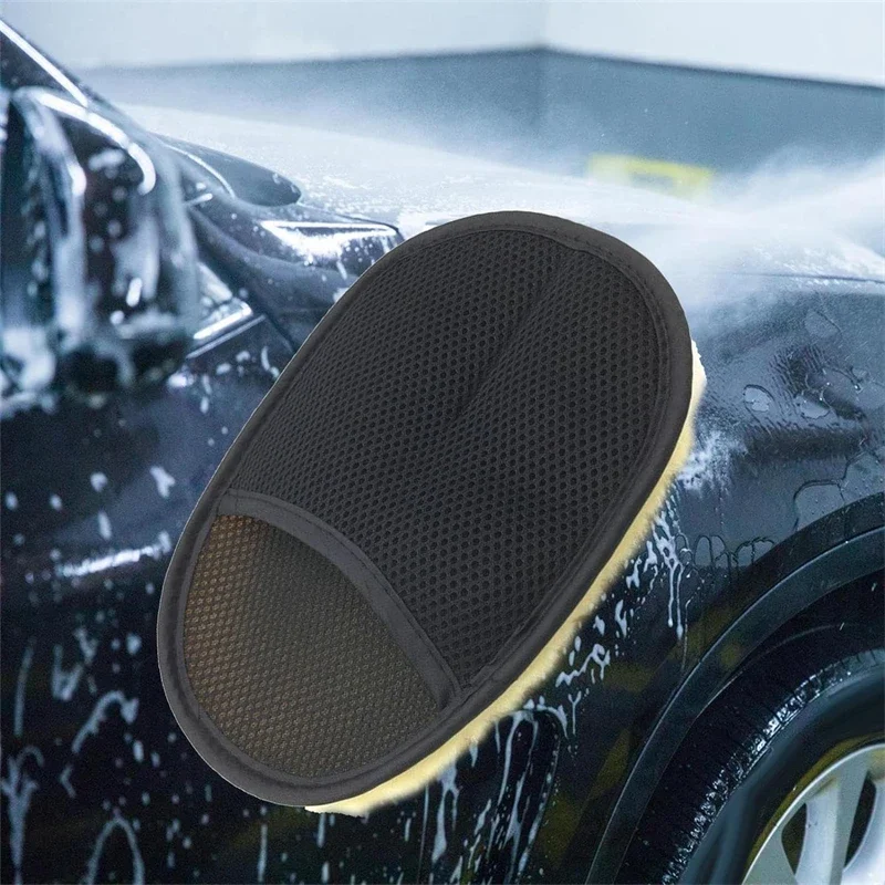 Car Wash Mitt: ShopForUrAuto Microfiber Scratch-Free Set Car Wash Mitt: ShopForUrAuto Microfiber Scratch-Free Set