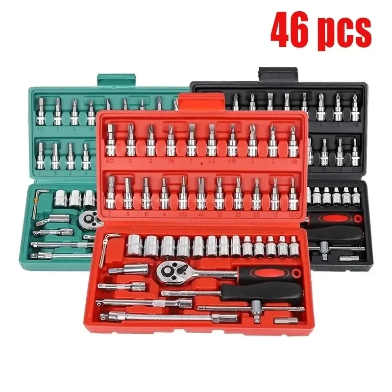 Mechanic Tool Set: ShopForUrAuto 53-Pc 1/4-Inch Socket Set Mechanic Tool Set: ShopForUrAuto 53-Pc 1/4-Inch Socket Set
