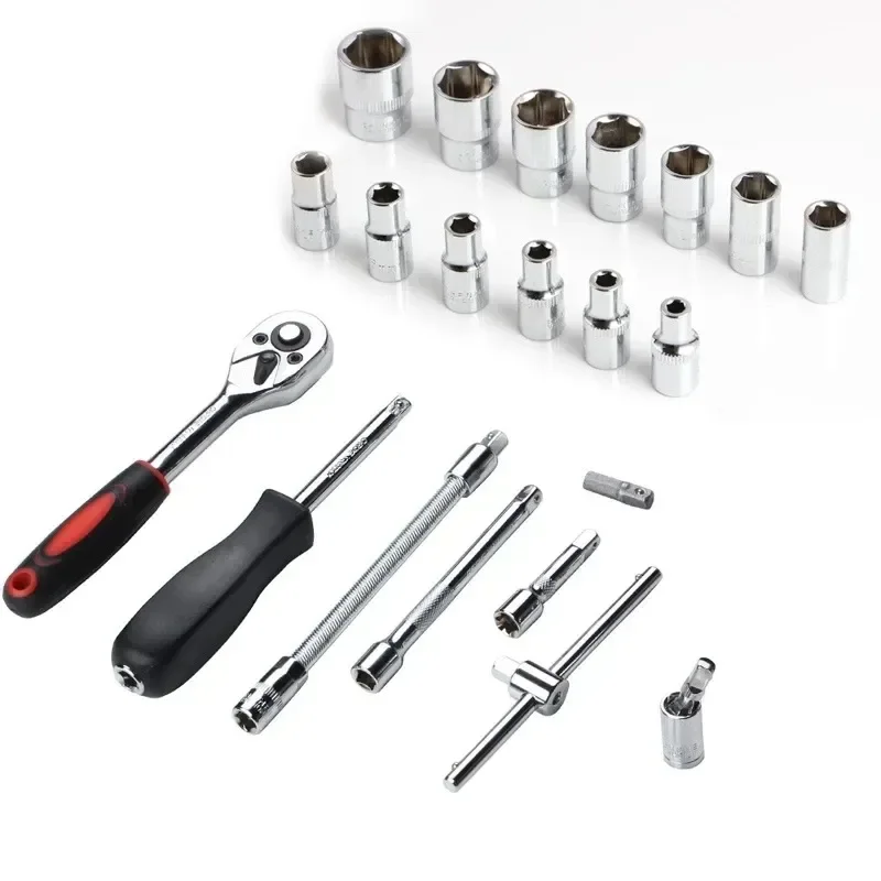 Mechanic Tool Set: ShopForUrAuto 53-Pc 1/4-Inch Socket Set Mechanic Tool Set: ShopForUrAuto 53-Pc 1/4-Inch Socket Set