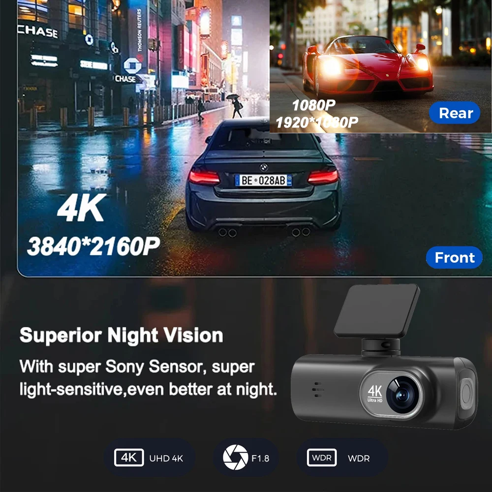 Dash Cams for Trucks – 1080P HD Night Vision and Triple Cam Dash Cams for Trucks - 1080P HD Night Vision and Triple Cam