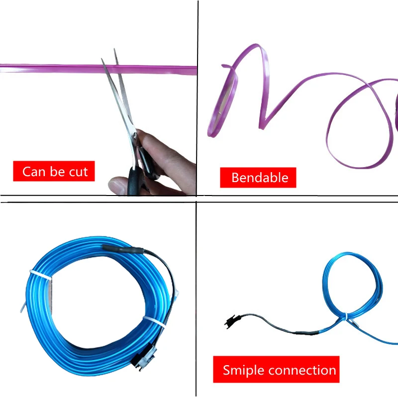 Dynamic RGB LED Light Strips for Cars, App Control and Music Sync Dynamic RGB LED Light Strips for Cars, App Control and Music Sync
