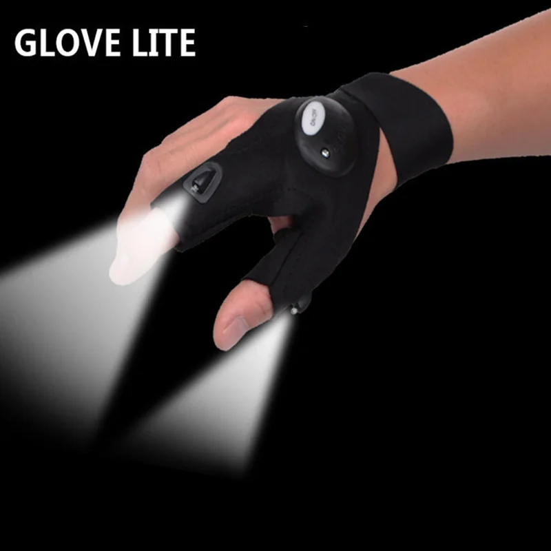 Flashlight Gloves | LED Flashlight Glove Outdoor Fishing Flashlight Gloves | LED Flashlight Glove Outdoor Fishing