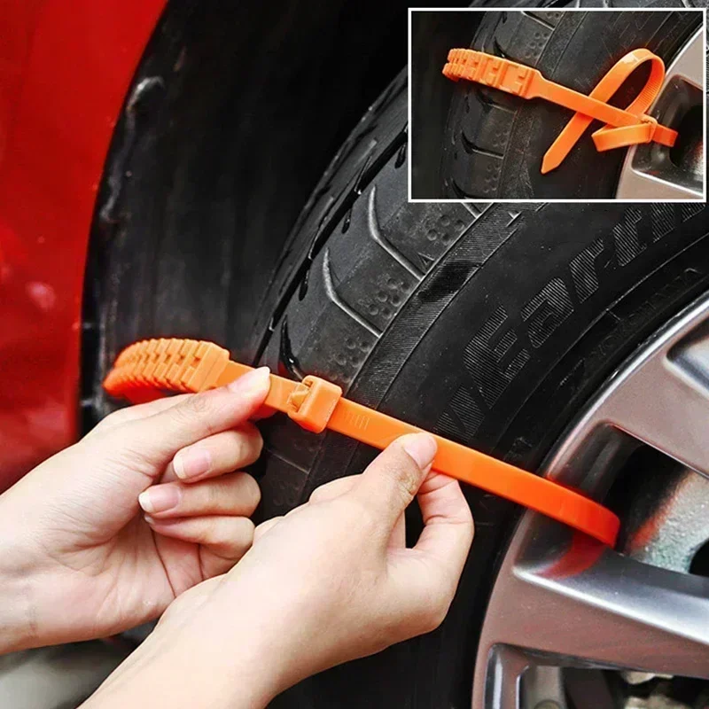 Tire Snow Chains: Easy Install All Weather Grip for Car SUV Tire Snow Chains: Easy Install All Weather Grip for Car SUV
