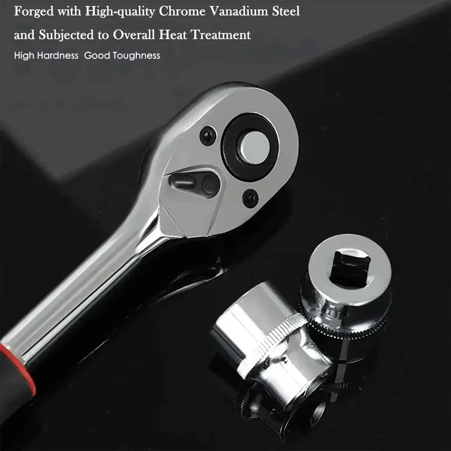 Socket Sets: Durable Chrome Vanadium Complete Tool Kit Socket Sets: Durable Chrome Vanadium Complete Tool Kit