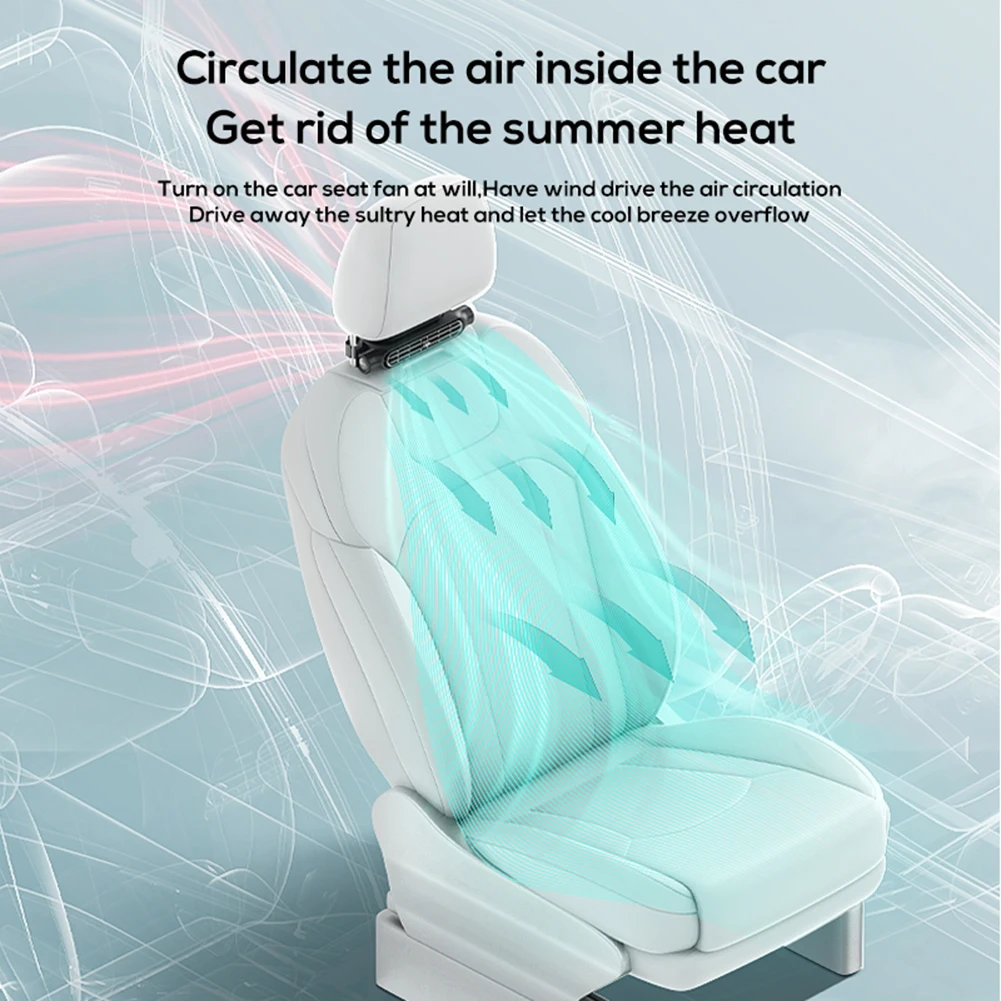 Car Seat Fan: Keep Cool, USB Powered, Universal, Portable. Car Seat Fan: Keep Cool, USB Powered, Universal, Portable.