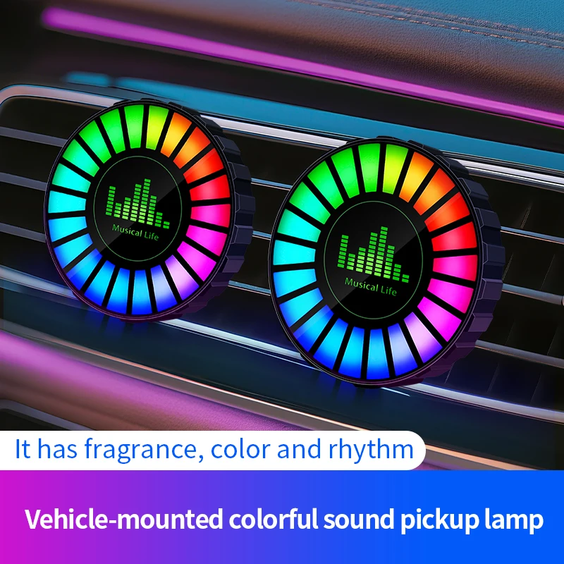 Car Air Freshener: 2026 Pro RGB Rhythm Light and Music LED Car Air Freshener: 2026 Pro RGB Rhythm Light and Music LED