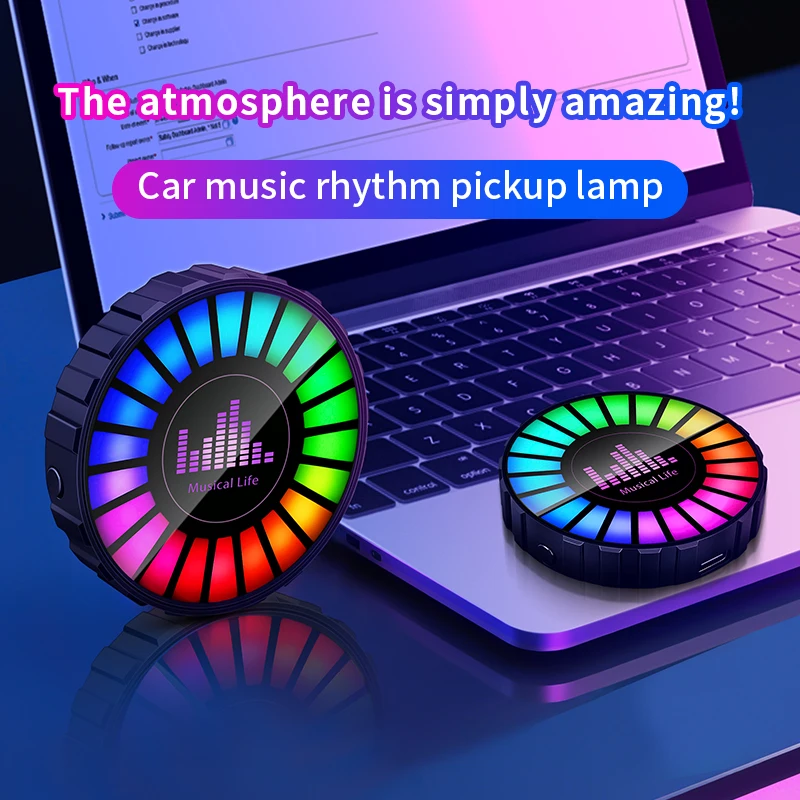 Car Air Freshener: 2026 Pro RGB Rhythm Light and Music LED Car Air Freshener: 2026 Pro RGB Rhythm Light and Music LED
