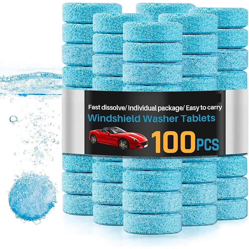 Windshield Washer Tablets: 100-Pc Pro 2026 Cleaning Set Windshield Washer Tablets: 100-Pc Pro 2026 Cleaning Set