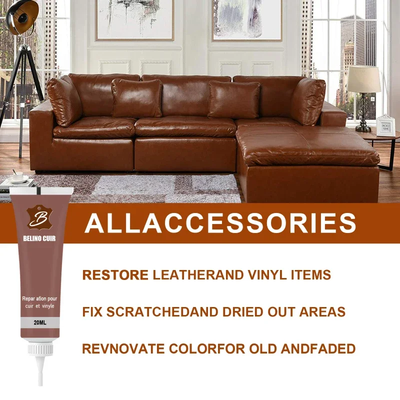Leather Repair Kit: Liquid Gel for Auto and Furniture Leather Repair Kit: Liquid Gel for Auto and Furniture