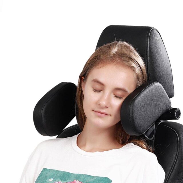 Pillow For Car Seat – Premium Memory Foam and Neck Support!