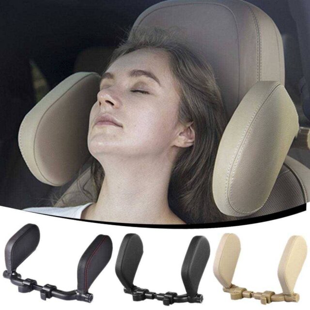 Pillow For Car Seat – Premium Memory Foam and Neck Support!