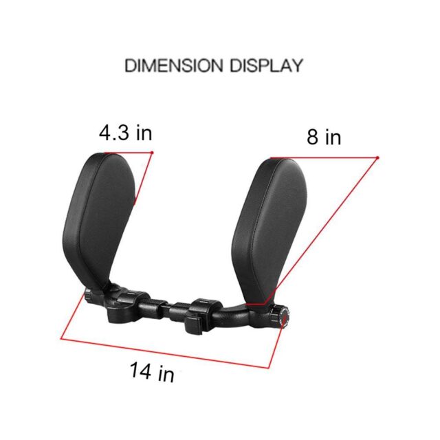 Pillow For Car Seat – Premium Memory Foam and Neck Support!