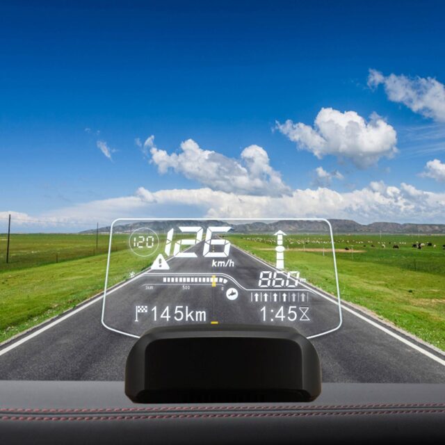 Car head-up display – Smart Digital HUD with Speed Projector