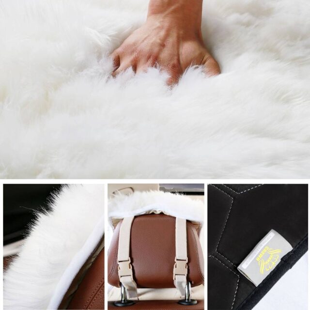 Sheepskin Seat Covers – Universal Fit and Safe Interior Pro