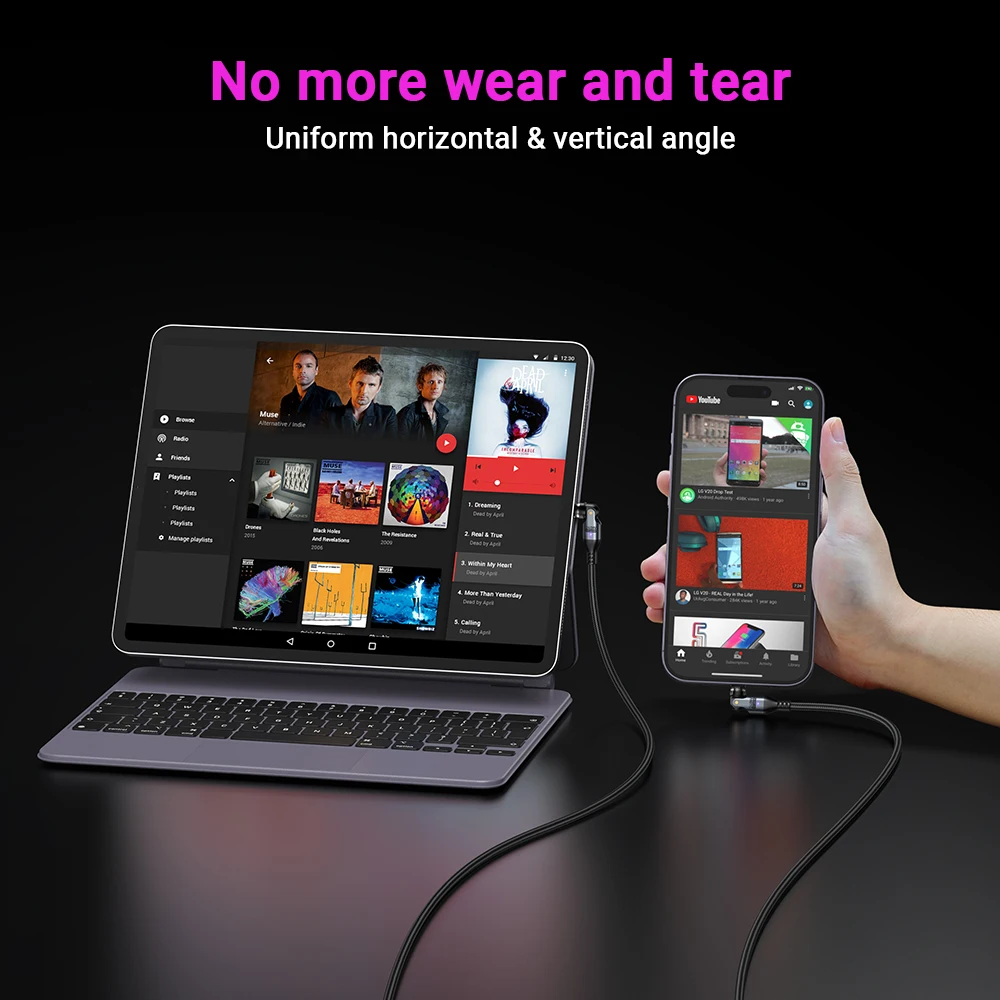 Cable Charger iPhone: 240W Magnetic Fast Charging and USB-C