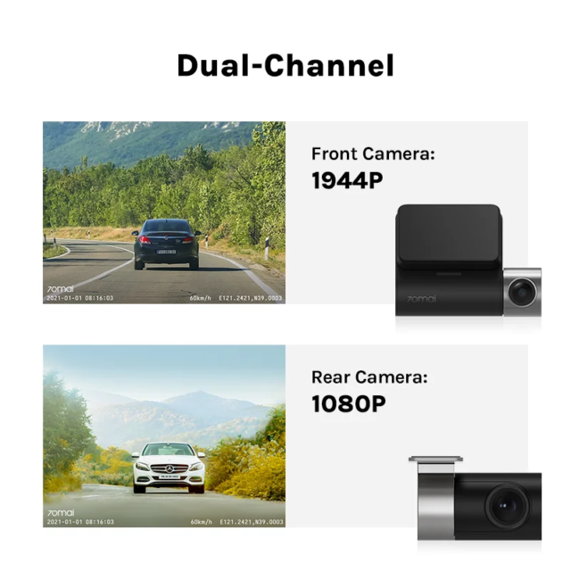 Clear Dash Cam | 2.5K GPS Wi-Fi Dashboard Camera