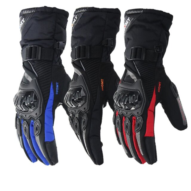 Motorcycle Gloves for Men: Ultimate 100% Waterproof Safe Leather Grip