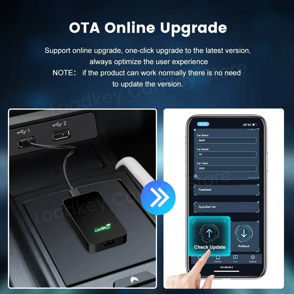 CarPlay Wireless Adapter: Auto Connect for iPhone Car Stereo CarPlay Wireless Adapter: Auto Connect for iPhone Car Stereo