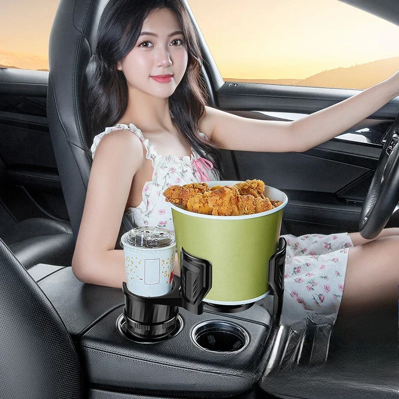 Car Cup Holder Expander: Universal Adjustable Auto For Drinks Car Cup Holder Expander: Universal Adjustable Auto For Drinks