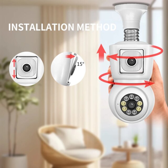 Best Security Camera Systems: 2 Safe Dual Lens Bulbs