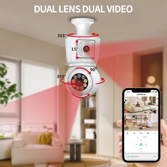 Best Security Camera Systems: 2 Safe Dual Lens Bulbs