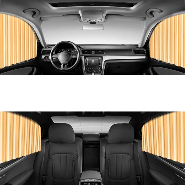 Sunshades For Cars: Essential 2-Pack Cool UV Heat Shield