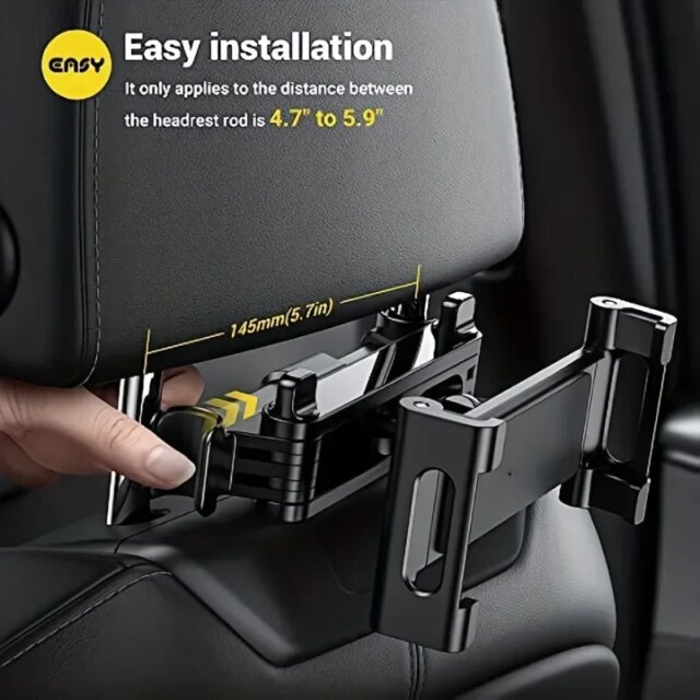 Tablet Holder for Car: Best 12.9-Inch Safe Telescopic Mount