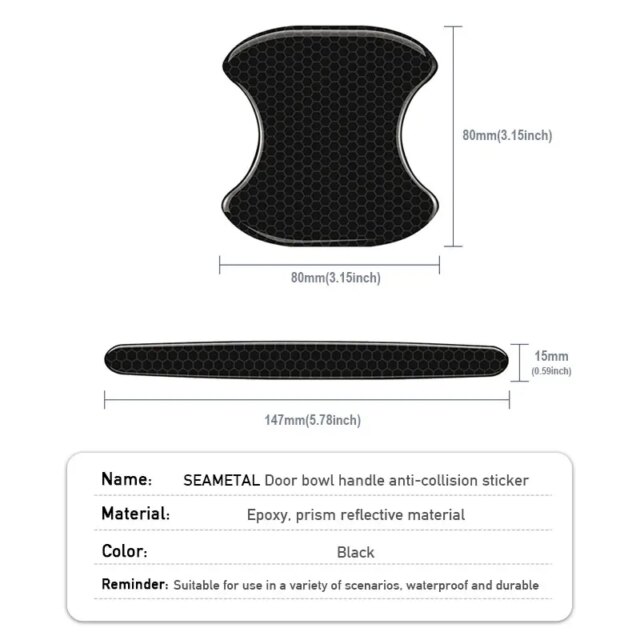 Car Door Handle Protector – Clear Anti-Scratch Guards Pro!