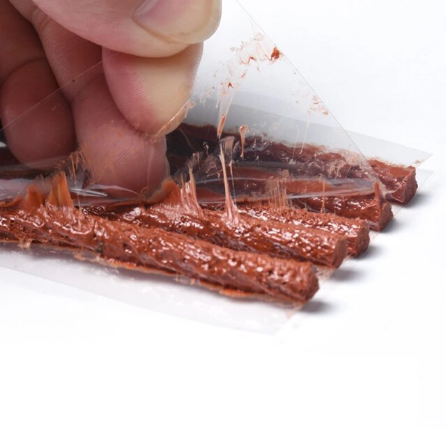 Tire Patch Kit Tubeless Rubber Strings Glue Puncture Tool