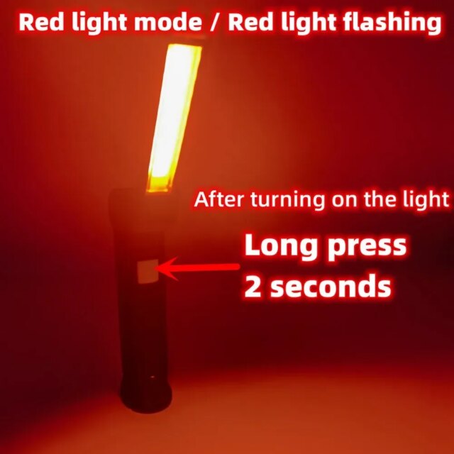 LED Work Light COB USB Rechargeable Built in Battery Lamp