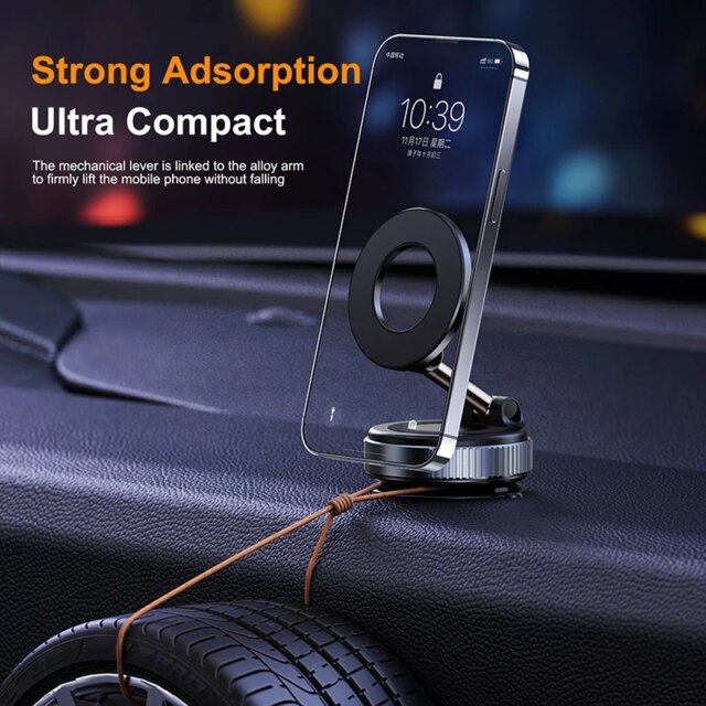 Magnetic Phone Holder For Car – Universal Mount for Dash!