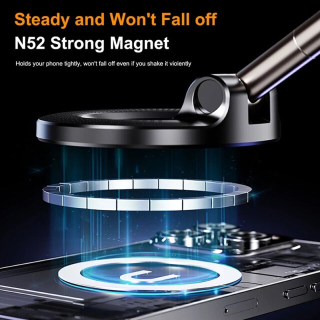 Magnetic Phone Holder For Car – Universal Mount for Dash!