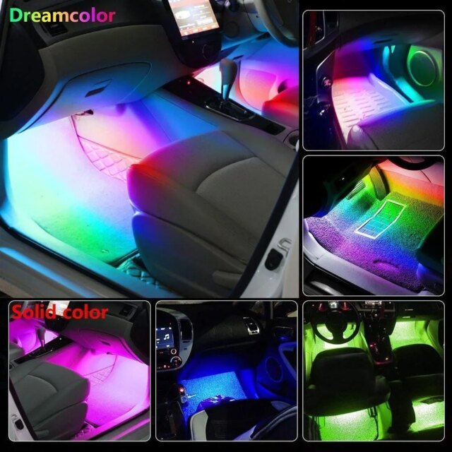 Ambient Lighting Car – Durable DIY Strip and Multi Color Kit
