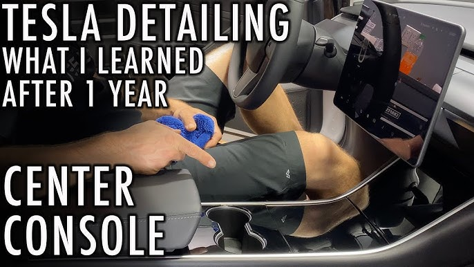 How to Remove Scratches from a Tesla Model 3 Center Console
