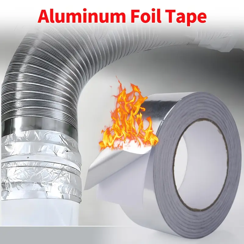 High-Performance Foil Tape Roll Aluminum Foil Tape roll for HVAC and duct repairs