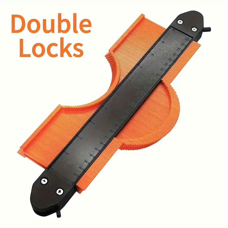 Adjustable orange plastic measurer teeth molding to a shape
