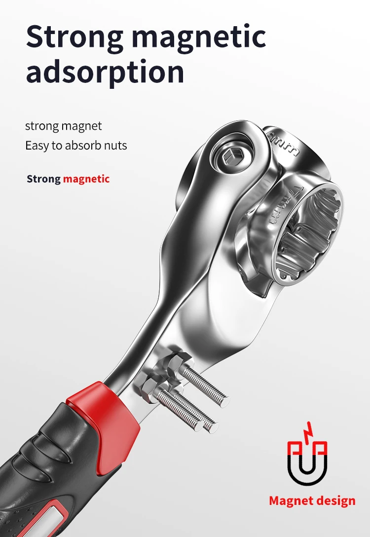 Universal Socket Wrench – Adjustable Ratchet Tool for Cars Universal Socket Wrench – Adjustable Ratchet Tool for Cars