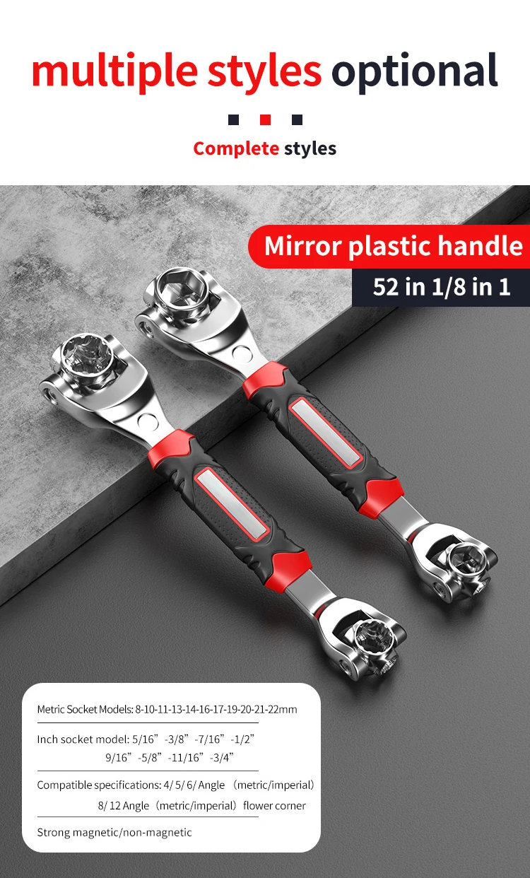 Universal Socket Wrench – Adjustable Ratchet Tool for Cars Universal Socket Wrench – Adjustable Ratchet Tool for Cars