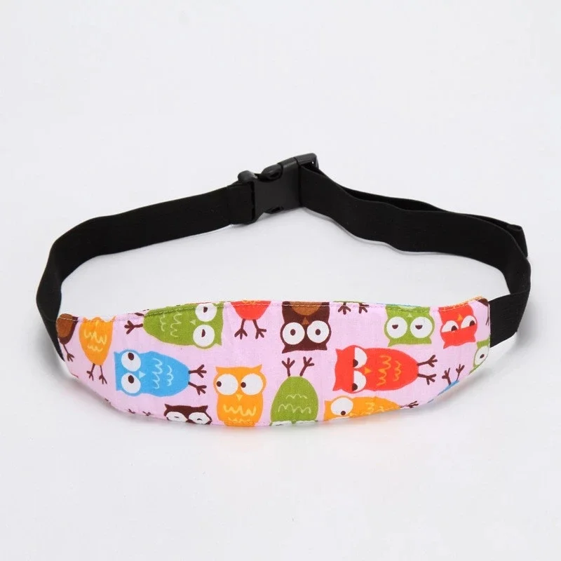 Universal Nylon Webbing Strap System Adjustable nylon webbing and quick-release buckle on head support for car seat baby