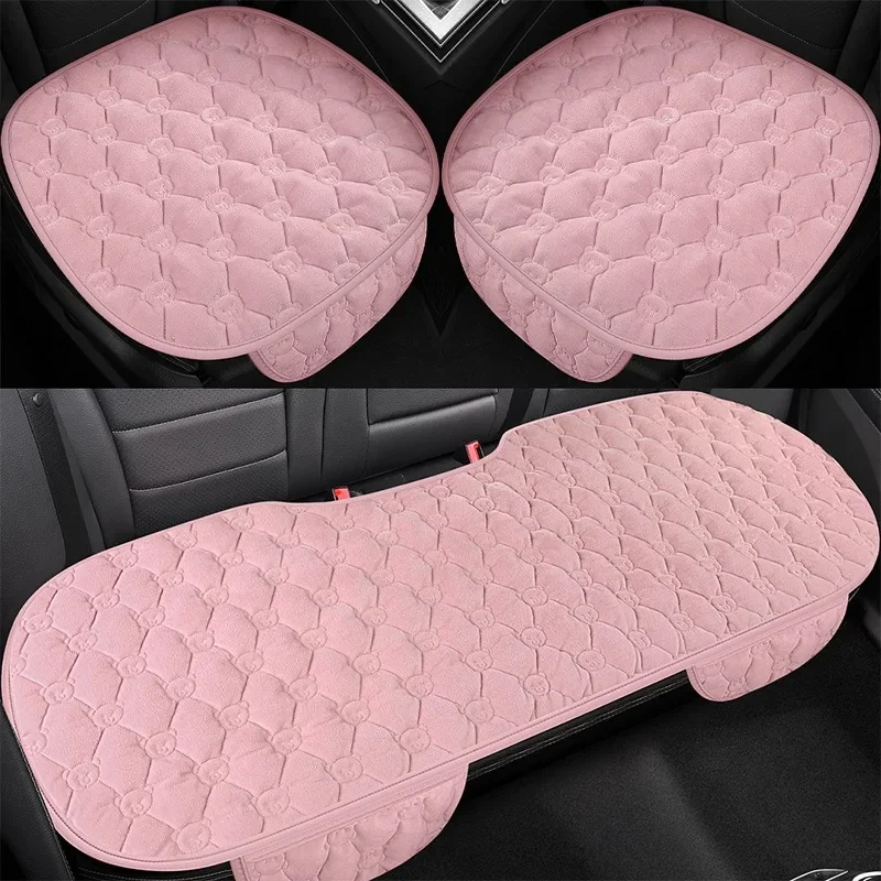 Winter Seat Covers for Cars and Non Slide Flocking Cloth Pad Winter Seat Covers for Cars and Non Slide Flocking Cloth Pad