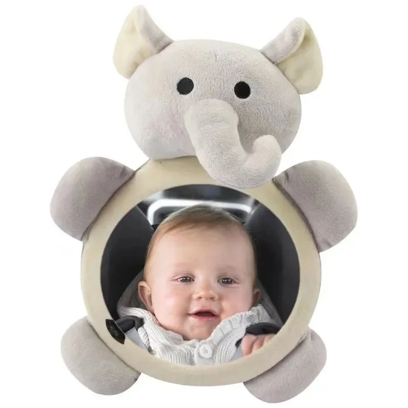 Engaging Bright Design Baby car mirror bright colors keeping infant entertained in back seat