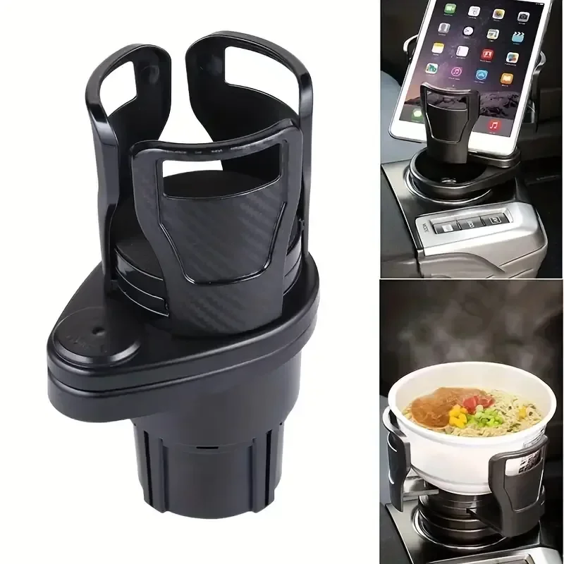 Adjustable Car Cup Holder Expander – Large Bottle & Mug Mount Adjustable Car Cup Holder Expander – Large Bottle & Mug Mount