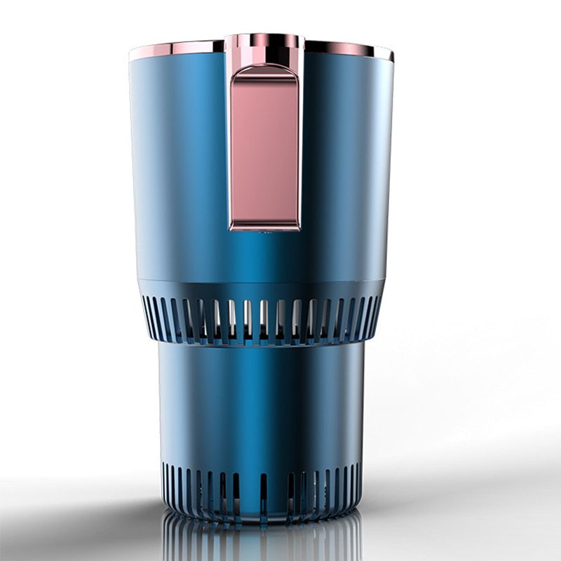 Smart car cup holder cooler with heating and cooling electronic thermostat