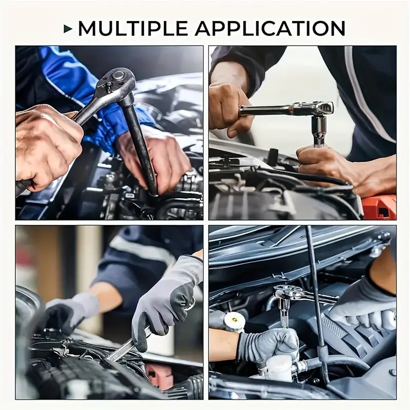Mechanic Tool Set: ShopForUrAuto 53-Pc 1/4-Inch Socket Set