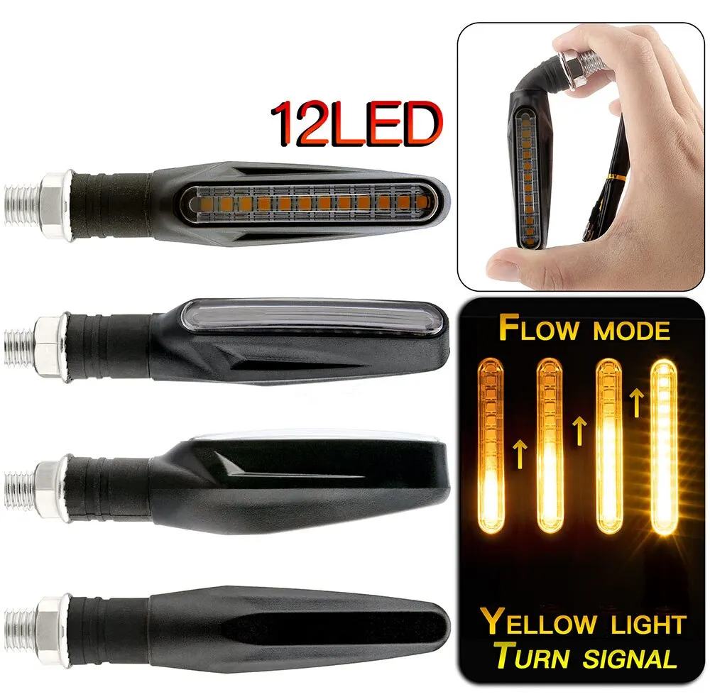 Complete LED motorcycle flasher kit components for LED motorcycle lights