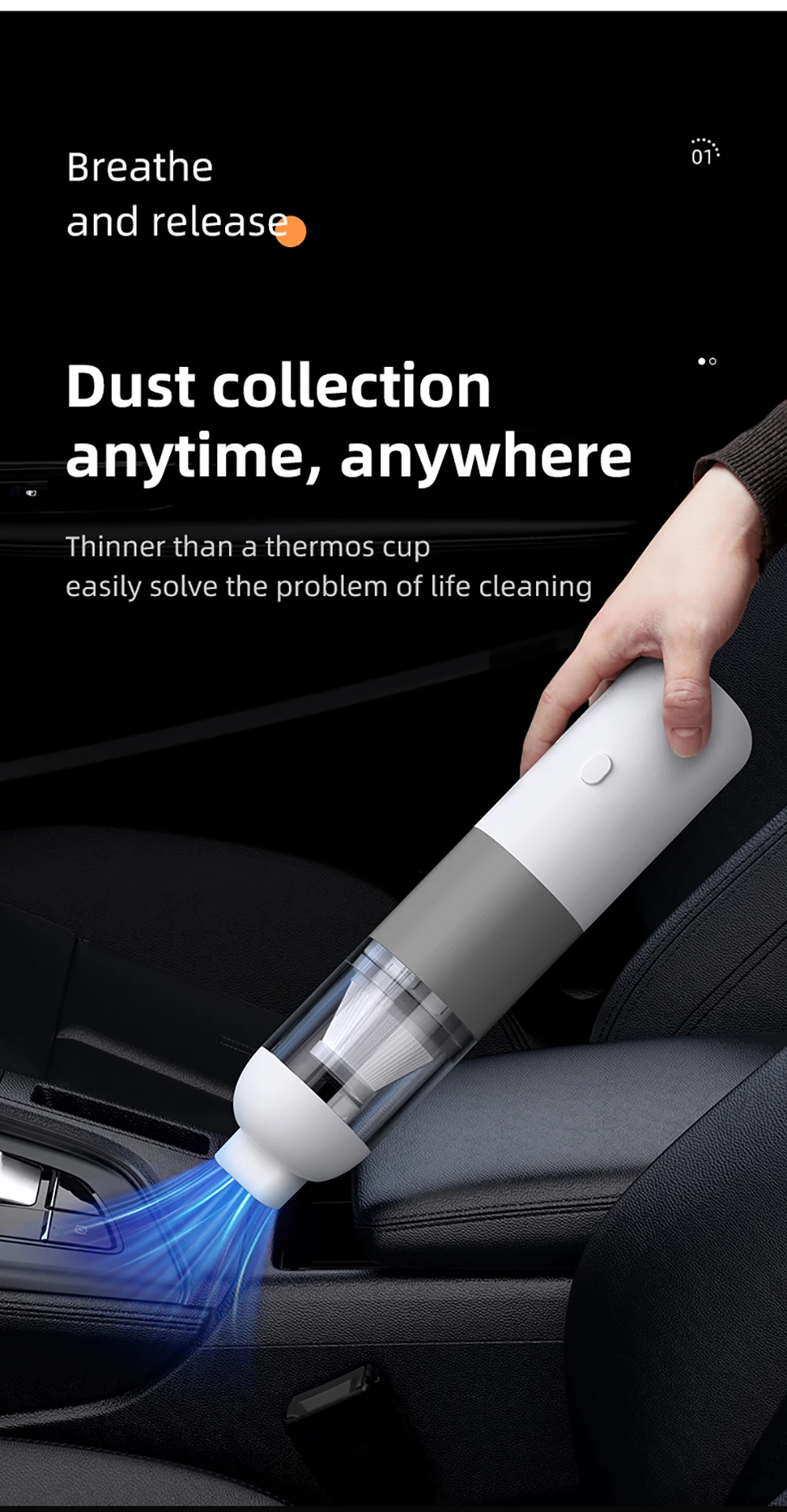 Small Vacuum Cleaner: Powerful Portable Clean for Home Small Vacuum Cleaner: Powerful Portable Clean for Home